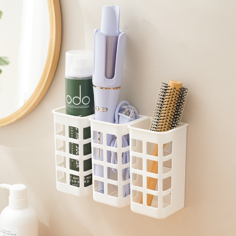 卫生间壁挂收纳盒美发工具收纳盒子家用卷发棒直发器收纳盒置物架