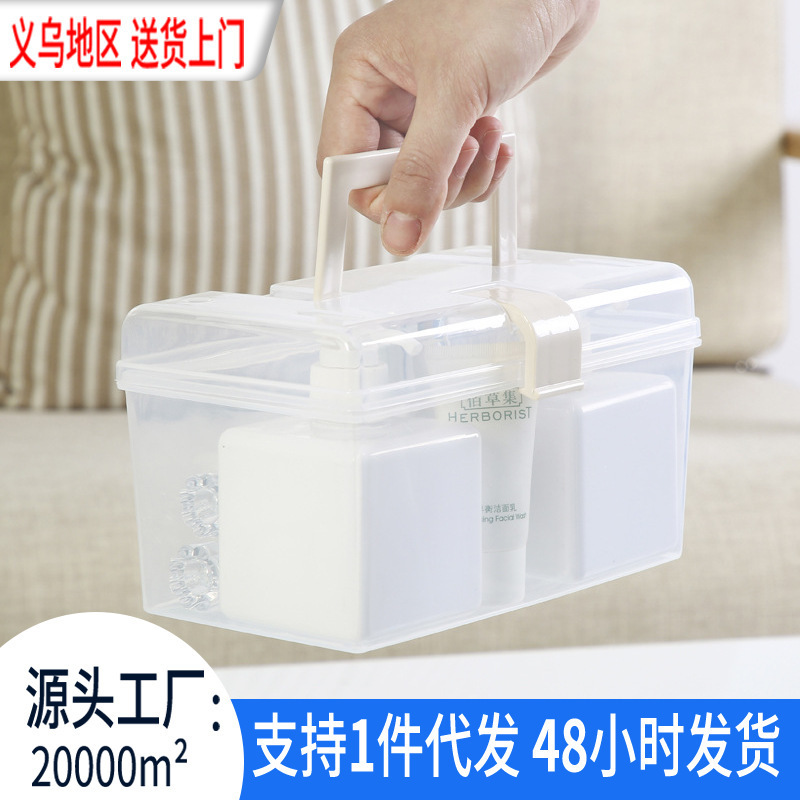 便携式手提药盒家用医药箱大号药箱多功能手提收纳箱大容量医药箱